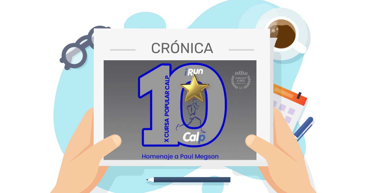 El Atleta del CA Vicky Foods Athletics Mark Tanner gana en Calp la X Volta Popular homenaje a Paul Megson