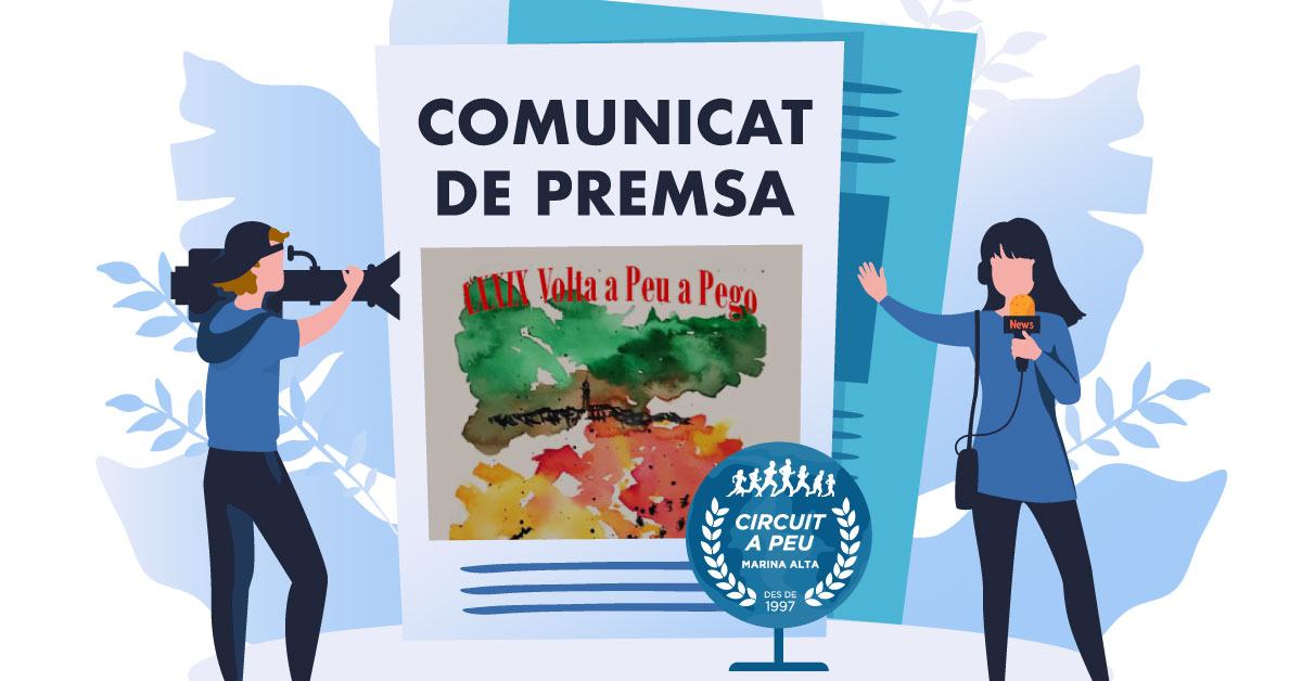 LLEGA LA XXXIX VOLTA A PEU A PEGO LA MAS ANTIGUA DEL CIRCUIT A PEU MARINA ALTA CON UN LIGERO CAMBIO EN EL RECORRIDO VOLVIENDO AL DE EDICIONES ANTERIORES AÑO 2019