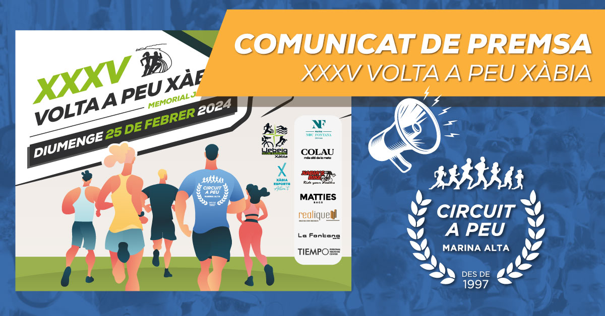 XÀBIA OBRI LA 26 EDICIÓ DEL CIRCUIT A PEU A LA MARINA QUE TORNA AMB NOVETATS I SUMA UNA PROVA MÉS