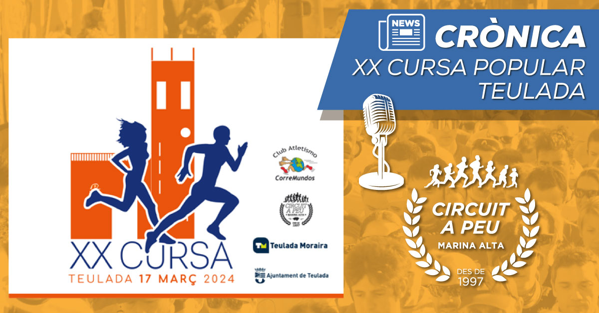 MARÍA ISABEL FERRER I MOHA RIDA VENCEDORS ABSOLUTS EN LA XX CURSA TEULADA