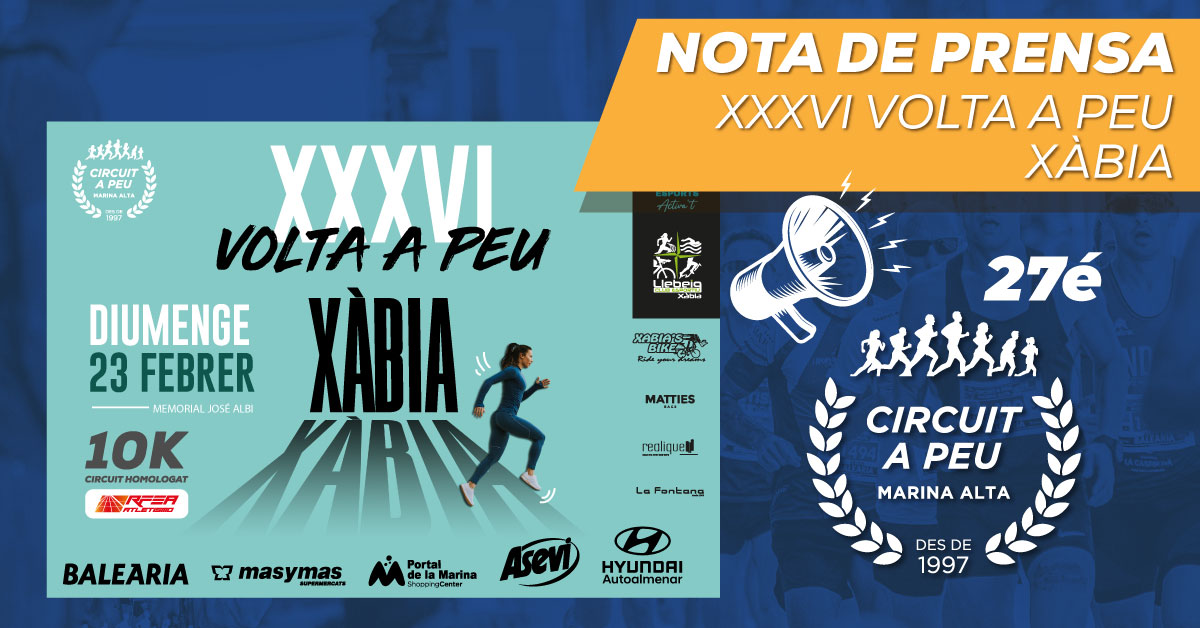 ARRANCA EL CIRCUIT A PEU A LA MARINA EN XÀBIA