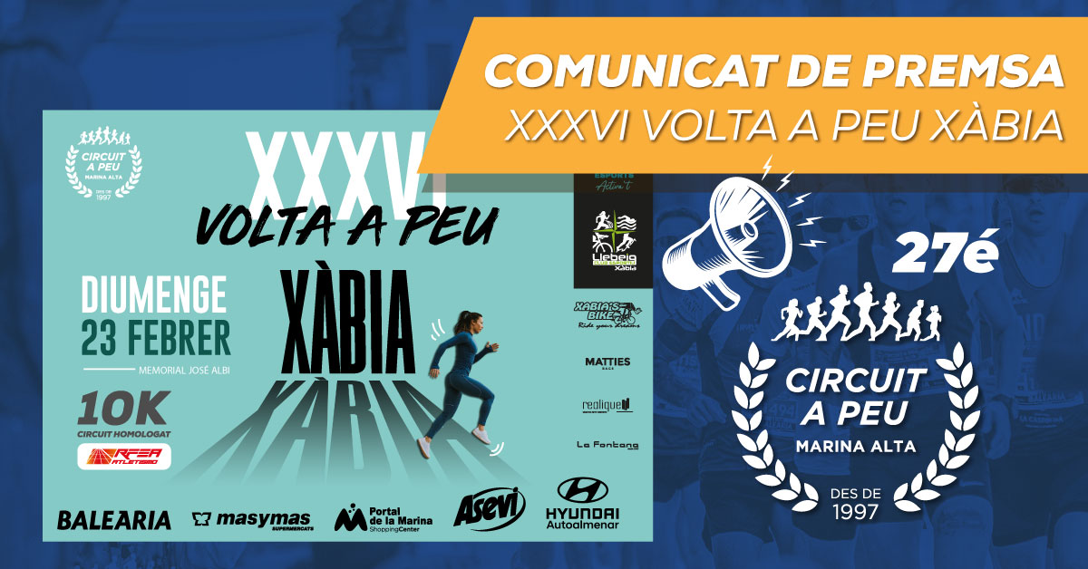 ARRANCA EL CIRCUIT A PEU A LA MARINA EN XÀBIA