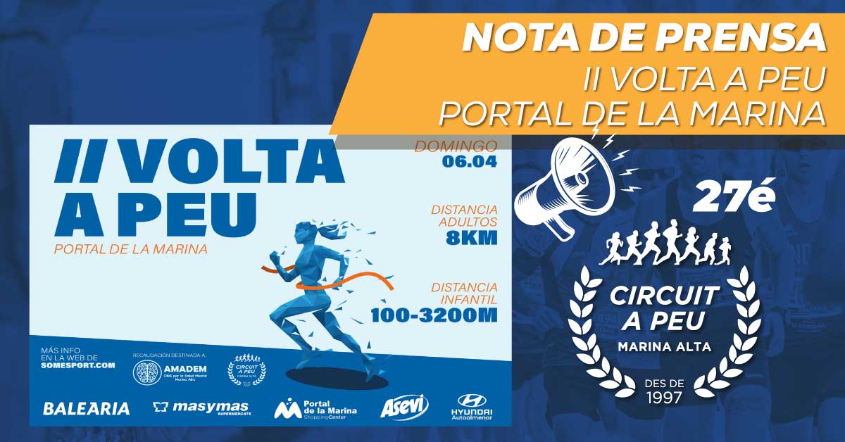 PORTAL DE LA MARINA RECIBE LA SEPTIMA PRUEBA DEL CIRCUIT CON LA VESANTE MAS SOLIDARIA