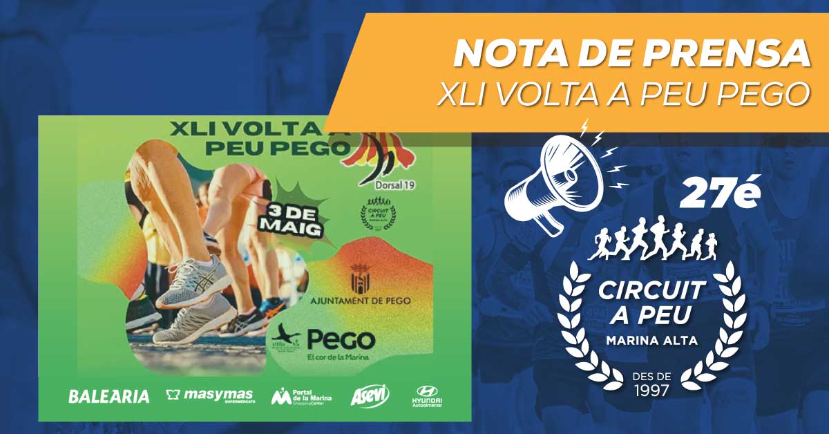 PEGO ESCENARIO DE LA NOVENA PRUEBA DEL CIRCUIT A PEU MARINA ALTA