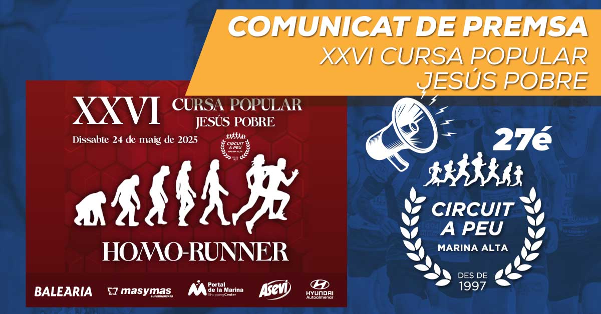 JESÚS POBRE ACULL I REP LA ONZENA PROVA DEL CIRCUIT A PEU, QUE ENCARA LA SEUA RECTA FINAL